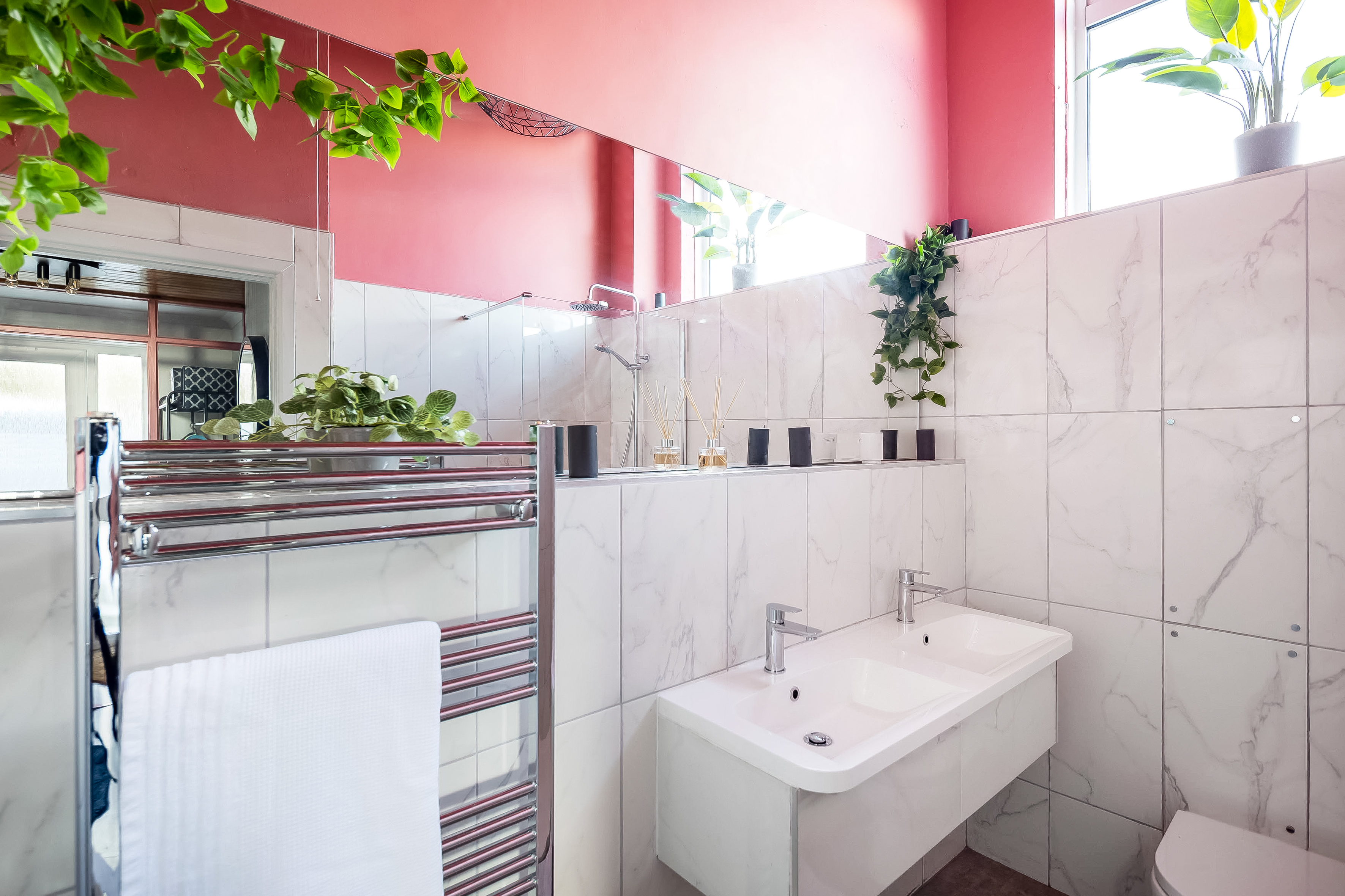 Master bedroom with super king bed and en-suite bathroom